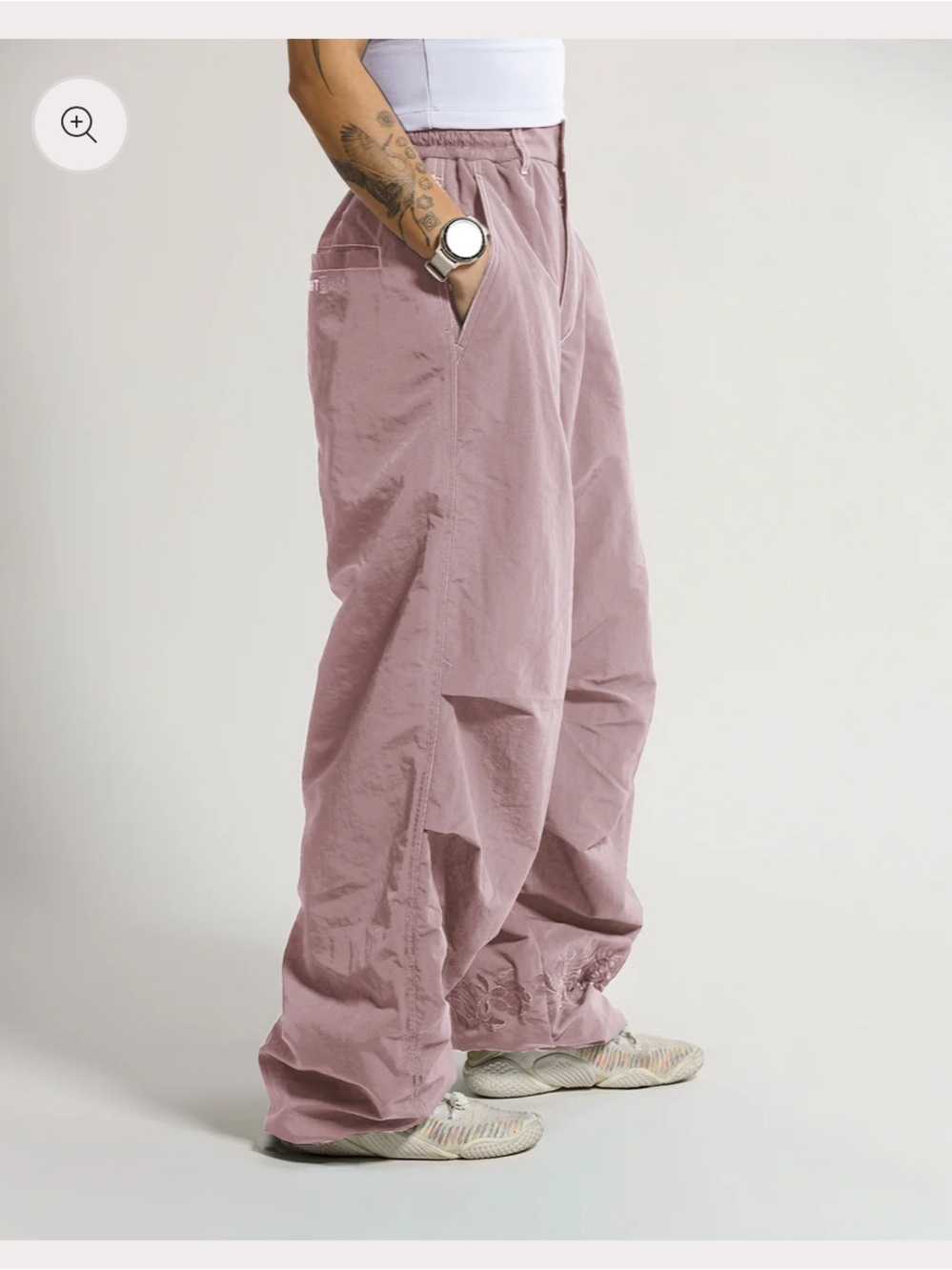 Hitorii Fleece Shell Pants | Mauve